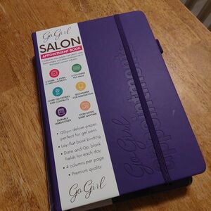 Purple GoGirl Salon Appointment Book